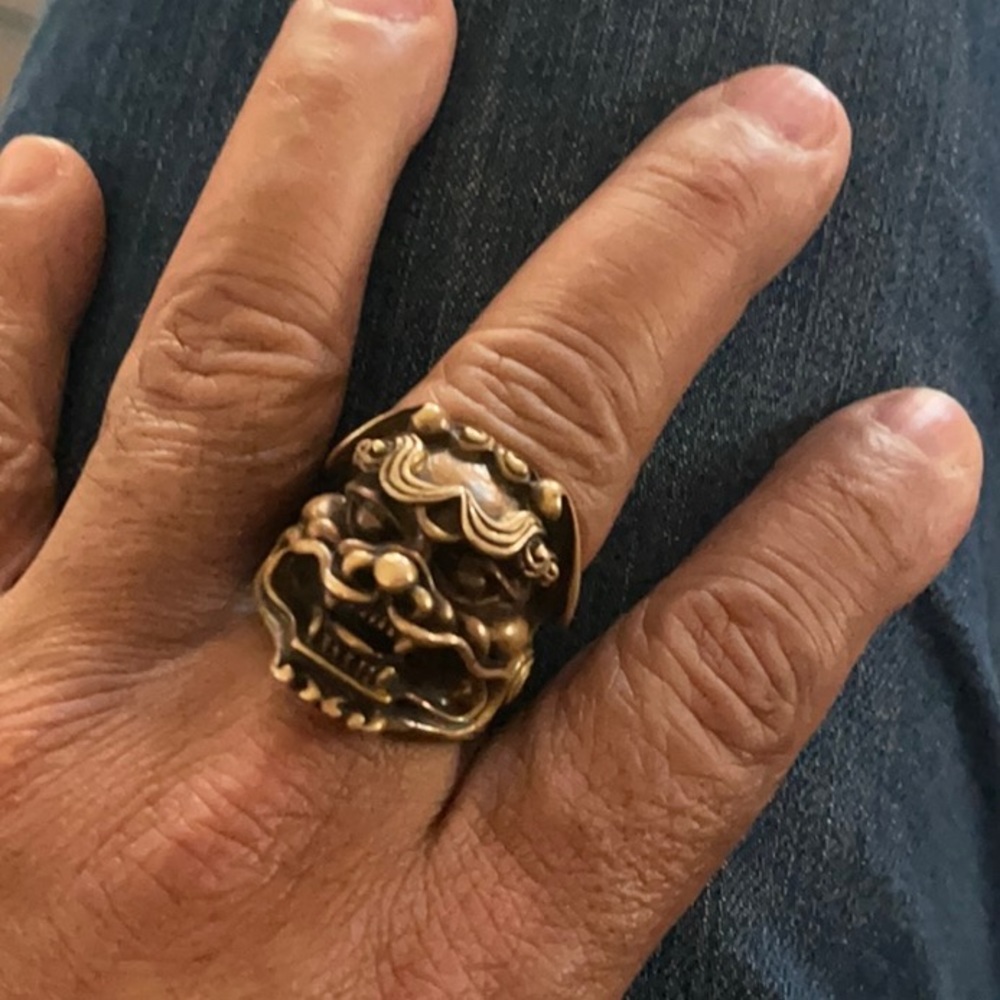 Solid Brass Ring - image 1